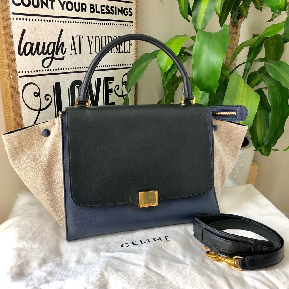 💯Authentic CELINE Medium Trapeze